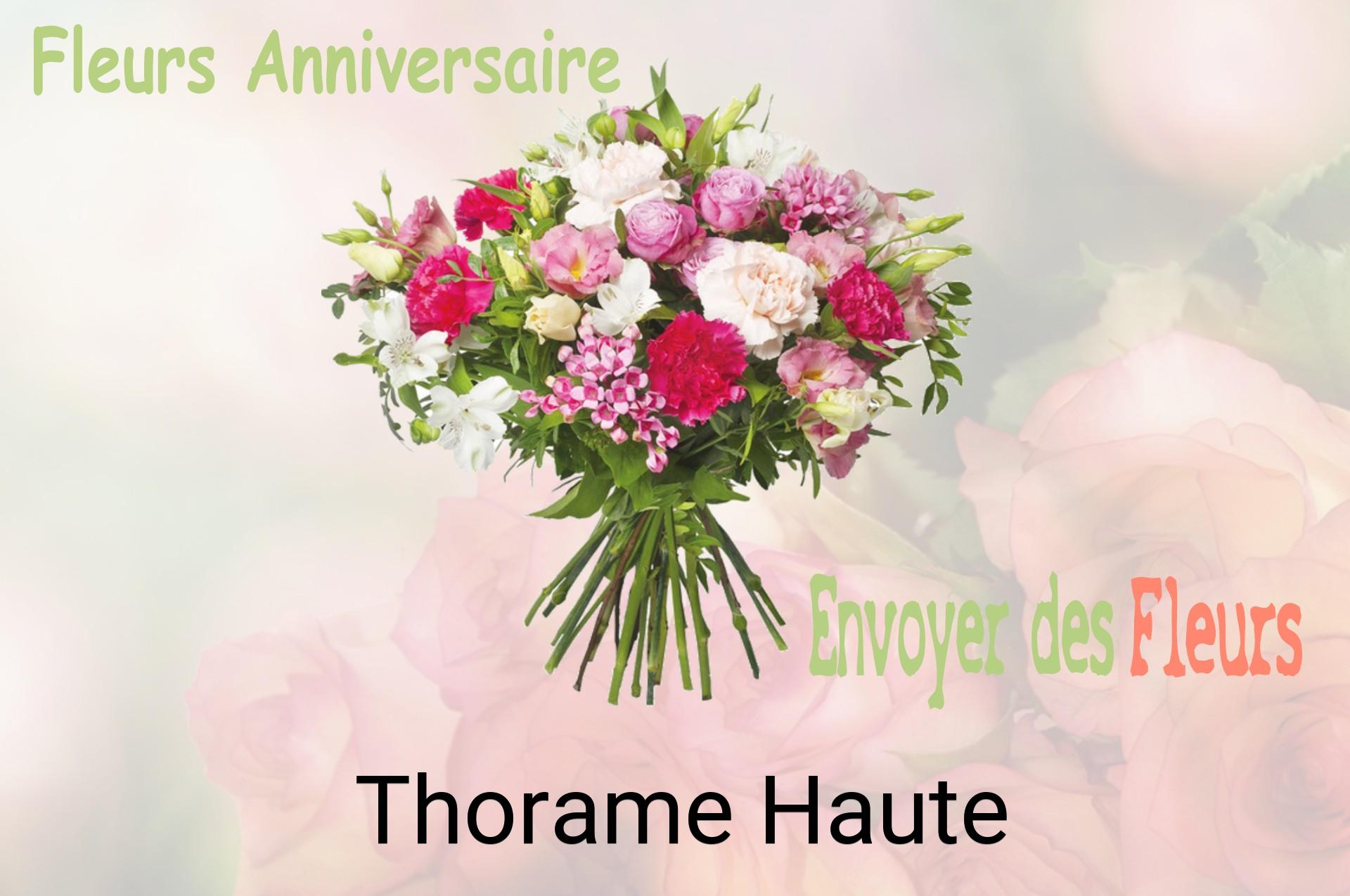 Bouquet de fleurs d’anniversaire livré à Thorame-Haute